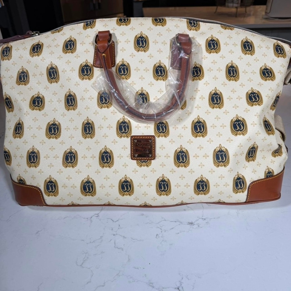 Disney Club 33 Dooney & Bourke Weekender Travel Duffel Bag NWT Member Exclusive